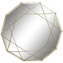 LÚZETE - MIROIR FER DORÉ MAT IZAN - Or