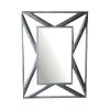M-S Miroir Design 60x80 Cm En Métal Noir -Miroir Soldes Boutique 40094592 1