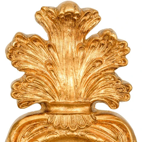 BISCOTTINI MADE IN ITALY MIROIR EN BOIS AVEC FINITION FEUILLE D'OR ANTIQUE 4 BISCOTTINI MADE IN ITALY MIROIR EN BOIS AVEC FINITION FEUILLE D'OR ANTIQUE – Image 2