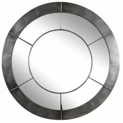 BRIO Miroir En Bois Couleur Acier 70 Cm - Acier