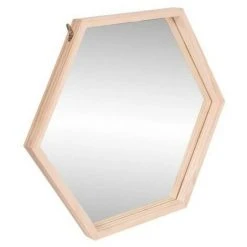 Emotion Miroir Carelie 48x41,5 Cm - Brut -Miroir Soldes Boutique 40456023 2