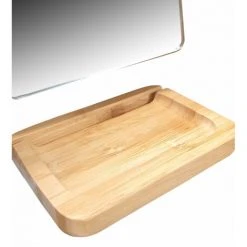 MEUBLETMOI Miroir à Poser Rectangulaire Support Bois - NEIGE 2843 - Bois 11 MEUBLETMOI Miroir à Poser Rectangulaire Support Bois - NEIGE 2843 - Bois -Miroir Soldes Boutique 40471511 5