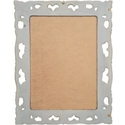 BISCOTTINI MIROIR MURAL EN BOIS AVEC FINITION FEUILLE D'ARGENT ANTIQUE MADE IN ITALY -Miroir Soldes Boutique 40487695 5