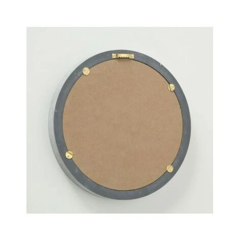 WADIGA Set De 3 Miroirs Décoratifs Ronds En Bois Gris - Gris 6 WADIGA Set De 3 Miroirs Décoratifs Ronds En Bois Gris - Gris – Image 4