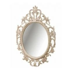 WADIGA Miroir En Résine Beige/Crème - Beige
