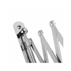 WADIGA Miroir Mural Grossissant (x2) Double Face Sur Bras Extensible - Chrome/Inox -Miroir Soldes Boutique 40526207 5