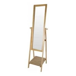 WADIGA Miroir Sur Pied En Bois - Hauteur 131cm - Bois