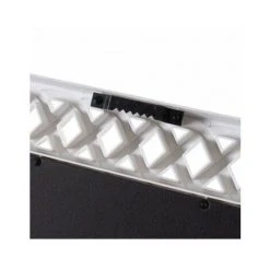 WADIGA Miroir Mural Rectangulaire Avec Moulures En Polypropylène Blanc Et Doré - Blanc -Miroir Soldes Boutique 40526781 3