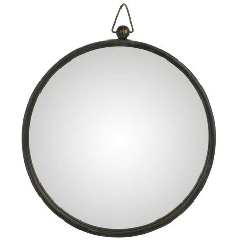 LES TENDANCES Miroir Mural Rond Verre Et Métal Noir Verde D 40 Cm 3 LES TENDANCES Miroir Mural Rond Verre Et Métal Noir Verde D 40 Cm