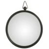 LES TENDANCES Miroir Mural Rond Verre Et Métal Noir Verde D 31 Cm -Miroir Soldes Boutique 40641681 1