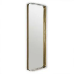 LES TENDANCES Miroir Mural Rectangulaire Métal Doré Alma