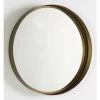 LES TENDANCES Miroir Mural Rond Métal Doré Alma D 61 Cm -Miroir Soldes Boutique 40688345 1