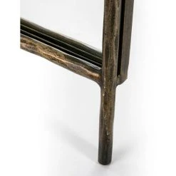 LES TENDANCES Miroir Sur Pieds Verre Et Métal Doré Kili -Miroir Soldes Boutique 40693173 3