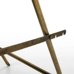 LES TENDANCES Miroir Sur Pieds Verre Et Métal Doré Kili -Miroir Soldes Boutique 40693173 4