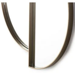 LES TENDANCES Miroir Mural Métal Doré Alma -Miroir Soldes Boutique 40695296 3