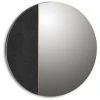 LES TENDANCES Miroir Mural Rond Granit Noir Et Verre Main 2 LES TENDANCES Miroir Mural Rond Granit Noir Et Verre Main -Miroir Soldes Boutique 40695326 1