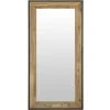 LES TENDANCES Miroir Bois Massif Acacia Et Acier Noir Zayane 160 Cm