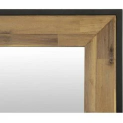 LES TENDANCES Miroir Bois Massif Acacia Et Acier Noir Zayane 160 Cm 9 LES TENDANCES Miroir Bois Massif Acacia Et Acier Noir Zayane 160 Cm -Miroir Soldes Boutique 40716928 4
