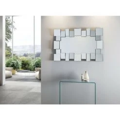 LES TENDANCES Miroir Mural Design Original Karias 70x120 Cm