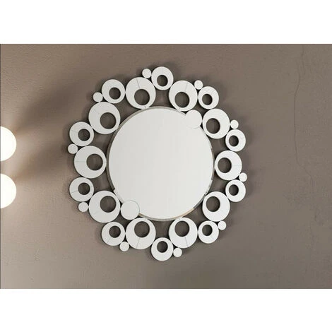 LES TENDANCES Miroir Mural Rond Style Baroque Barko 80 Cm 4 LES TENDANCES Miroir Mural Rond Style Baroque Barko 80 Cm – Image 2