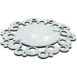 LES TENDANCES Miroir Mural Rond Style Baroque Barko 80 Cm 8 LES TENDANCES Miroir Mural Rond Style Baroque Barko 80 Cm -Miroir Soldes Boutique 40720203 3