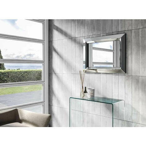 LES TENDANCES Miroir Mural Design Caniza 60x80 Cm 3 LES TENDANCES Miroir Mural Design Caniza 60x80 Cm