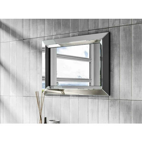 LES TENDANCES Miroir Mural Design Caniza 60x80 Cm 4 LES TENDANCES Miroir Mural Design Caniza 60x80 Cm – Image 2