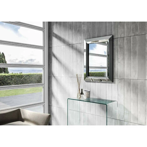 LES TENDANCES Miroir Mural Design Caniza 60x80 Cm 5 LES TENDANCES Miroir Mural Design Caniza 60x80 Cm – Image 3