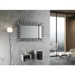 LES TENDANCES Miroir Mural Original Et Design Yaky 80x120 Cm