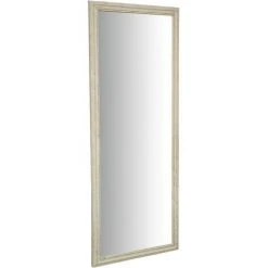 BISCOTTINI Miroir Miroir Mural Et Miroir Suspendu Vertical/horizontal L72xPR3xH180 Cm Finition Blanc Antique