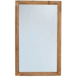 CDA Miroir En Pin Recyclé 100 Cm - Naturel Clair