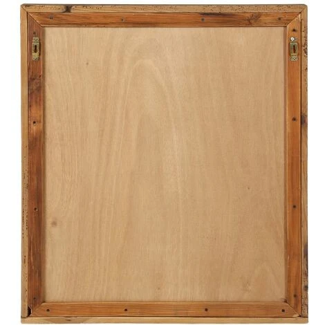 CDA Miroir En Pin Recyclé 80 Cm - Naturel Foncé 6 CDA Miroir En Pin Recyclé 80 Cm - Naturel Foncé – Image 4