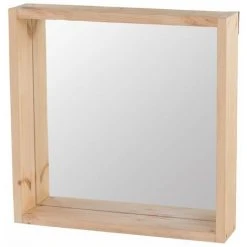 CDA Miroir Pin Massif 60 X 65 Cm Chamonix - Naturel 8 CDA Miroir Pin Massif 60 X 65 Cm Chamonix - Naturel -Miroir Soldes Boutique 41020139 2