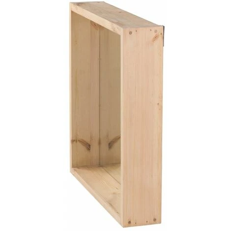 CDA Miroir Pin Massif 60 X 65 Cm Chamonix - Naturel 5 CDA Miroir Pin Massif 60 X 65 Cm Chamonix - Naturel – Image 3