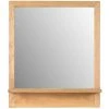 NO-NAME Miroir 90 Cm Pin Massif Avec Tablette Nati - Naturel Clair 2 NO-NAME Miroir 90 Cm Pin Massif Avec Tablette Nati - Naturel Clair -Miroir Soldes Boutique 41020293 1