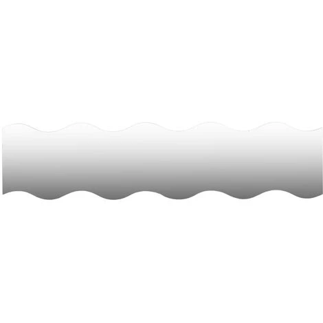 VidaXL Miroirs Muraux 4 Pcs 100x23 Cm Ondulé Verre - Blanc 5 VidaXL Miroirs Muraux 4 Pcs 100x23 Cm Ondulé Verre - Blanc – Image 3