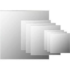 HAPPYSHOPPING Ensemble De Miroirs Muraux Carres 7 Pcs Verre -Miroir Soldes Boutique 41956030 4
