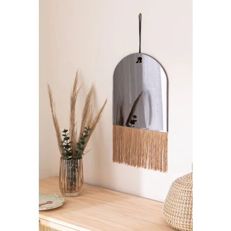 Miroir Mural En Métal Julen SKLUM Polyester - Gris 4 Miroir Mural En Métal Julen SKLUM Polyester - Gris – Image 2