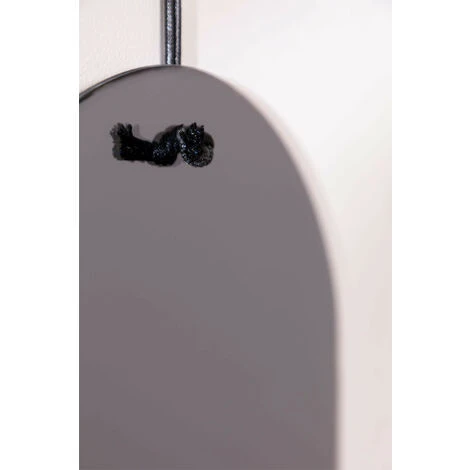 Miroir Mural En Métal Julen SKLUM Polyester - Gris 6 Miroir Mural En Métal Julen SKLUM Polyester - Gris – Image 4