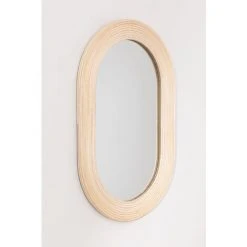 Miroir Mural En MDF Merki SKLUM MDF - Marron Naturel 10 Miroir Mural En MDF Merki SKLUM MDF - Marron Naturel -Miroir Soldes Boutique 42056305 4
