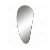 WADIGA Miroir Goutte En Métal Doré - H40cm - Doré -Miroir Soldes Boutique 42212886 1