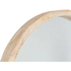 ATMOSPHERA, CRÉATEUR D'INTÉRIEUR Miroir Rond Scandi Naturel D50 - Beige -Miroir Soldes Boutique 42213826 2