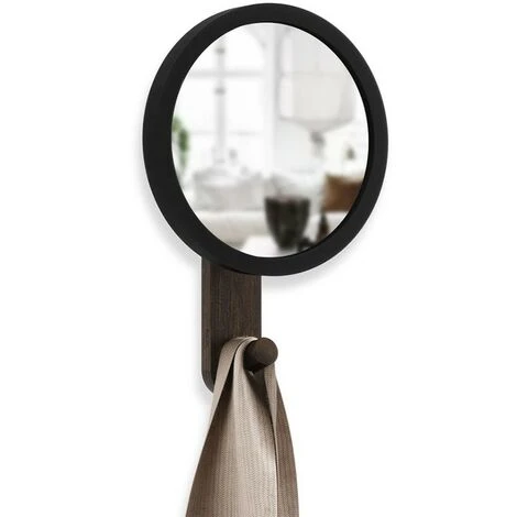 UMBRA Patère Bois Miroir 15x06x23cm - Noir 3 UMBRA Patère Bois Miroir 15x06x23cm - Noir