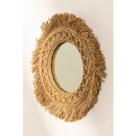 Miroir Mural En Corde Ronde (Ø40 Cm) Remie SKLUM Cordage - NATUREL 4 Miroir Mural En Corde Ronde (Ø40 Cm) Remie SKLUM Cordage - NATUREL – Image 2