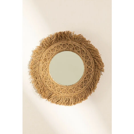 Miroir Mural En Corde Ronde (Ø40 Cm) Remie SKLUM Cordage - NATUREL 5 Miroir Mural En Corde Ronde (Ø40 Cm) Remie SKLUM Cordage - NATUREL – Image 3
