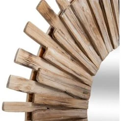 Miroir Flotte Manon En Bois D88 Cm - Atmosphera - Beige 7 Miroir Flotte Manon En Bois D88 Cm - Atmosphera - Beige -Miroir Soldes Boutique 42850822 3