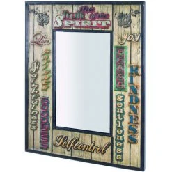Miroir Murale Spirit Vintage, L52 X H70 X P3 Cm -PEGANE-