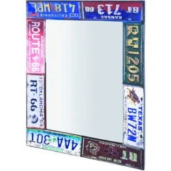 Miroir Murale Code 2 Vintage, L61 X H81 X P5 Cm -PEGANE-