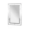 Miroir Murale Coloris Chromé - L 50 X P 3 X H 80 Cm -PEGANE- -Miroir Soldes Boutique 42853101 1
