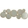 Paris Prix - Miroir Mural Design "9 Ronds" 84cm Or -Miroir Soldes Boutique 42941847 1